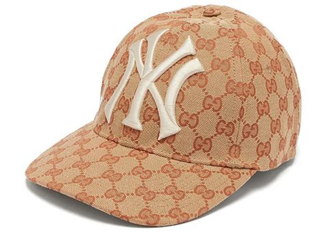 gucci yankees cap fake|are gucci caps real.